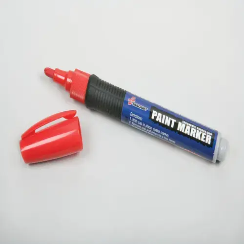 PAINT MARKERS - 6 MEDIUM POINT RED